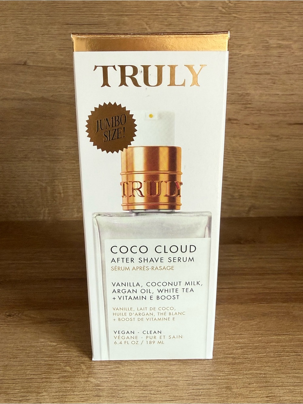 TRULY Coco Cloud After Shave Serum - White & Gold